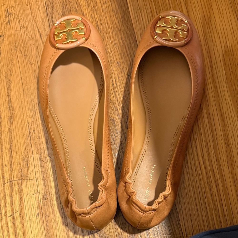 Tory Burch multi logo ballet